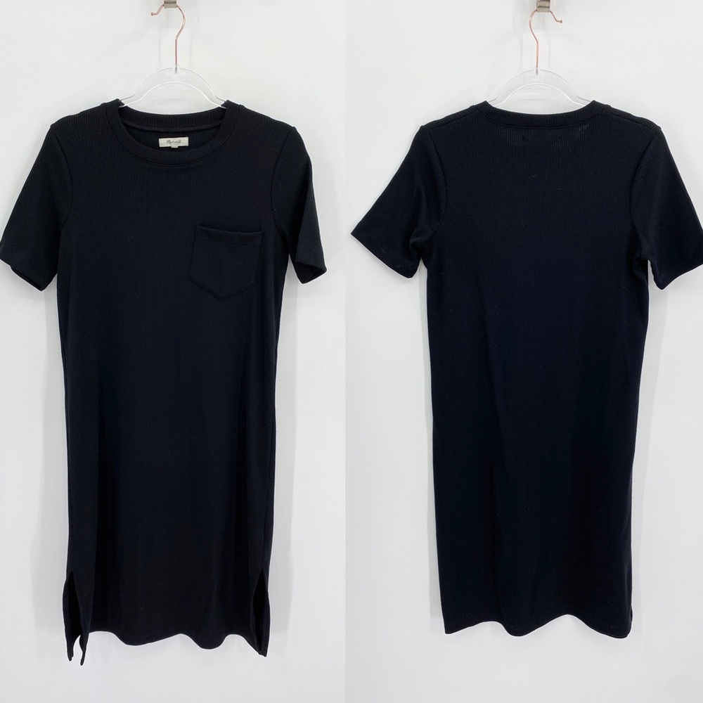 SOLD Madewell Women’s Ribbed Jersey Knit Dress - Picture 4 of 12